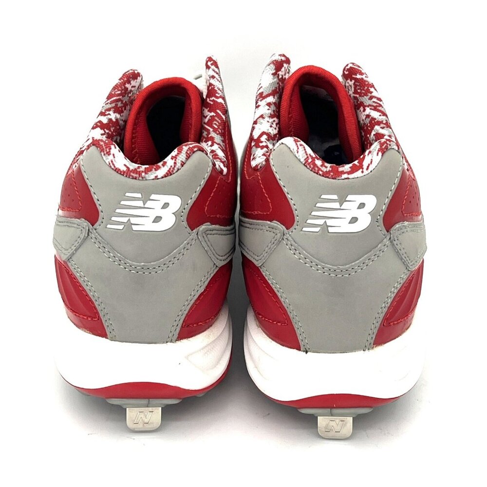 New Balance NB Baseball Cleats Men’s US Size 15 Abzorb 40/40 MB4040RG Red Gray - Picture 3 of 14